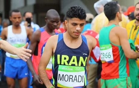 دونده ایرانی به خط پایان مسابقات ماراتن اسپانیا نرسید