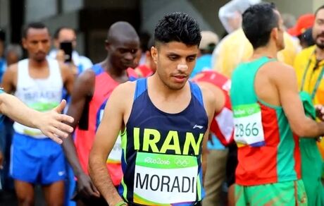 دونده ایرانی به خط پایان مسابقات ماراتن اسپانیا نرسید