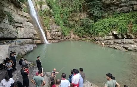 یک جوان هم در آبشار شیرآباد خان ببین غرق شد
