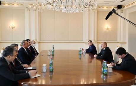 دیدار علی‌اف با وزیر خارجه ترکیه درباه قره‌باغ