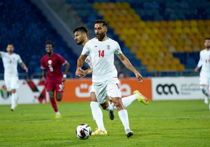 قدوس بهترین بازیکن دیدار با فلسطین شد
