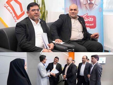 با حضور اعضای هیات مدیره بانک مسکن صورت گرفت؛ پاسخگویی به مشتریان در میز خدمت بانک مسکن و به صورت حضوری
