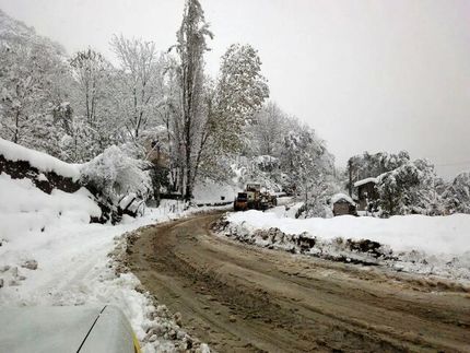 مسدود شدن راه ٦۰ روستا در شهرستان بیجار 