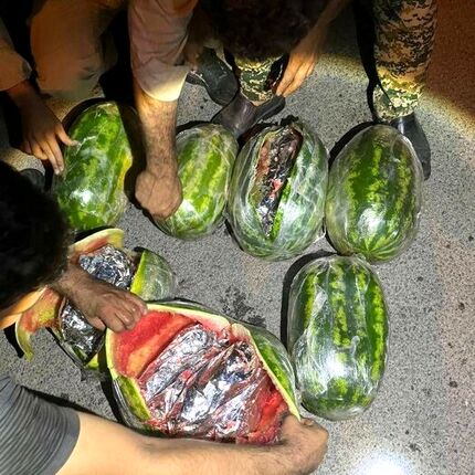 کشف محموله هندوانه با طعم حشیش