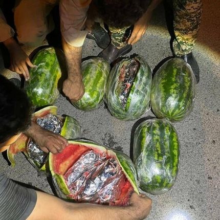کشف محموله هندوانه با طعم حشیش