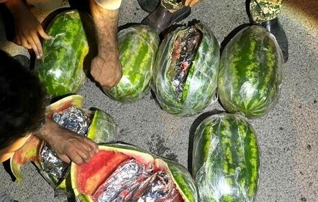 کشف محموله هندوانه با طعم حشیش