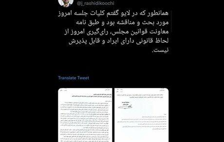 کلیات طرح صیانت توسط معاونت قوانین مجلس باطل شد
