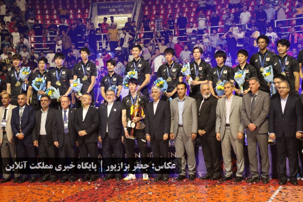 فینال و مراسم اختتامیه والیبال قهرمانی مردان آسیا در ارومیه / تصاویر