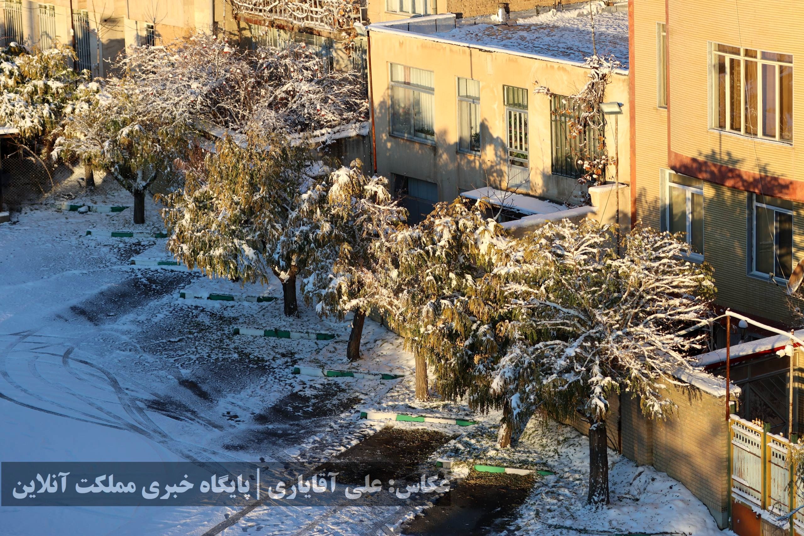 بارش برف در ارومیه