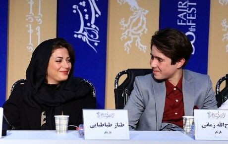 طناز طباطبایی در کنار پسرش که کودک کار است/ عکس