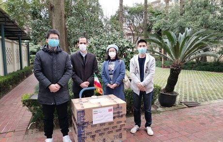 چین ۵ هزار کیت تشخیص کرونا به ایران هدیه کرد