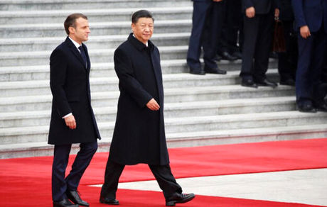 سوغاتی ۱۵ میلیون دلاری ماکرون از چین برای فرانسه