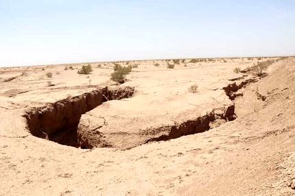 فرونشست شدید در رفسنجان و کرمان