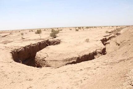 فرونشست شدید در رفسنجان و کرمان