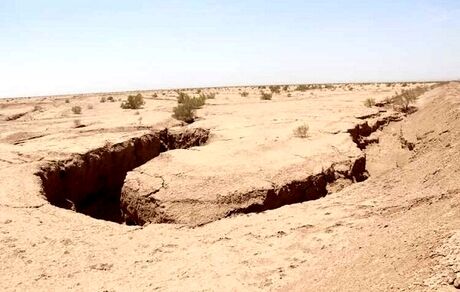فرونشست شدید در رفسنجان و کرمان