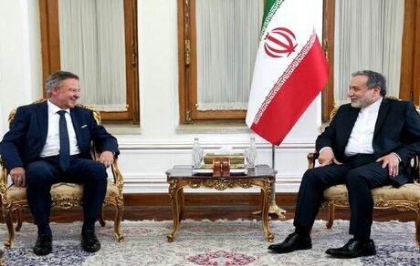 دیدار خداحافظی سفیر آلمان با عراقچی