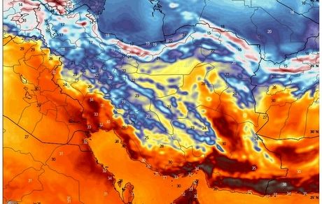 ورود سامانه بارشی جدید از روز چهارشنبه
