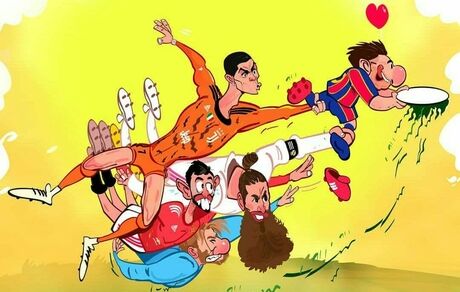 کارتون| یاور این روزهای مسی 