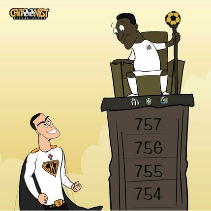 کارتون| CR7 در آستانه تاج‌گذاری 