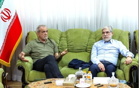 رئیس جمهور با آستین کوتاه در جلسه شرکت کرد / عکس