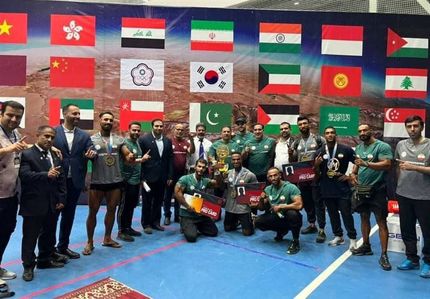 قهرمانی تیم ملی پرورش اندام ایران در مسابقات قهرمانی آسیا