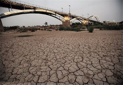 خشک شدن دو تالاب در استان خوزستان