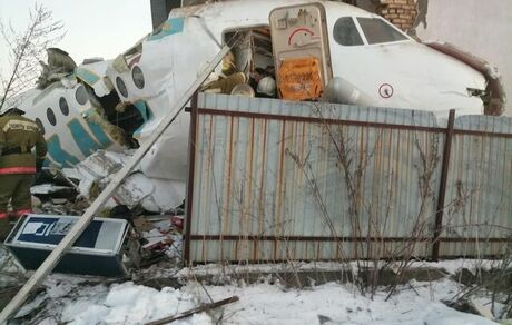 سقوط هواپیما در قزاقستان با چهار کشته