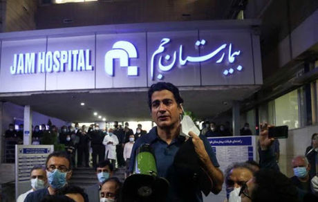 صحبت‌های همایون شجریان در مراسم تشییع پدرش در تهران