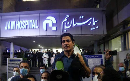 صحبت‌های همایون شجریان در مراسم تشییع پدرش در تهران