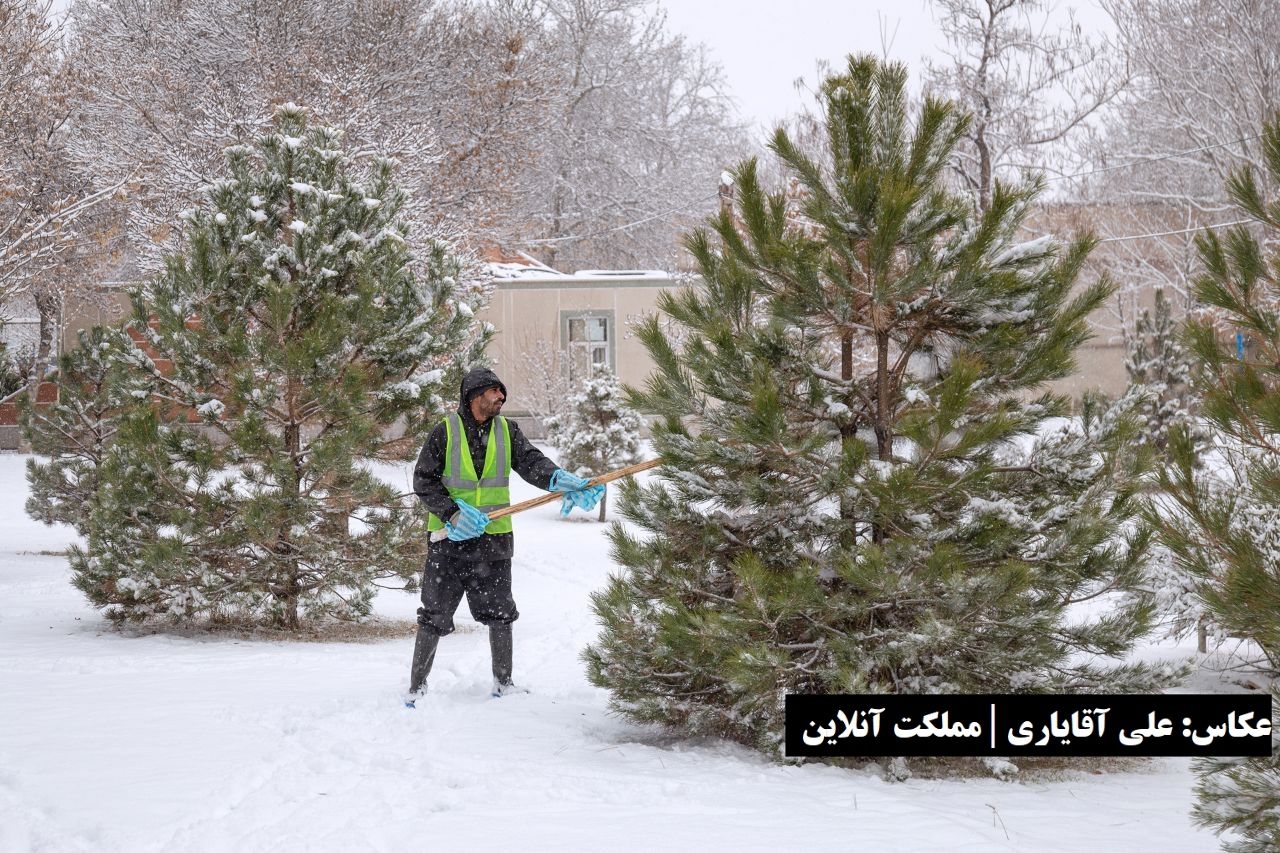 نیمه نخست زمستان ارومیه گذشت / دو ماه متفاوت بی و با برف