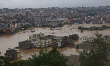 صدها کشته و مفقود در سیل و رانش زمین در نپال