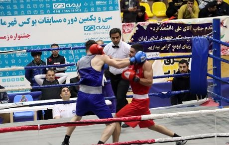 آذربایجان‌غربی قهرمان مسابقات بوکس بزرگسالان کشور شد