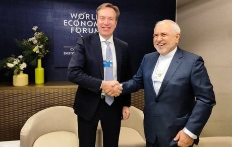 دیدارهای دیپلماتیک ظریف معاون راهبردی رئیس‌جمهوری در اجلاس داووس