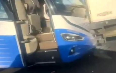 تصادف اتوبوس باشگاه رئال مادرید بعد از بازی با لیورپول + ویدئو