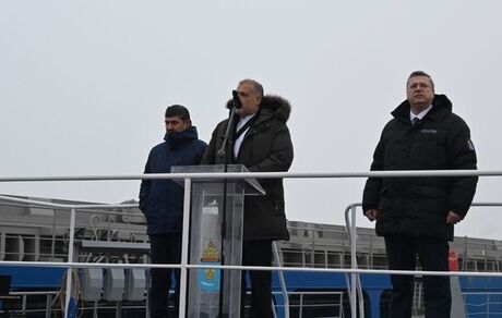 تحویل کشتی باری ۷۲۰۰ تنی «ساحل خزر