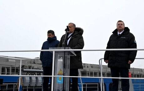 تحویل کشتی باری ۷۲۰۰ تنی «ساحل خزر