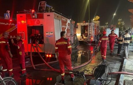 آتش سوزی بازار سنتی بندرعباس خاموش شد