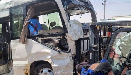 ۴ کشته در پی برخورد یک دستگاه اتوبوس حامل زائران اربعین حسینی با جدول کنار جاده