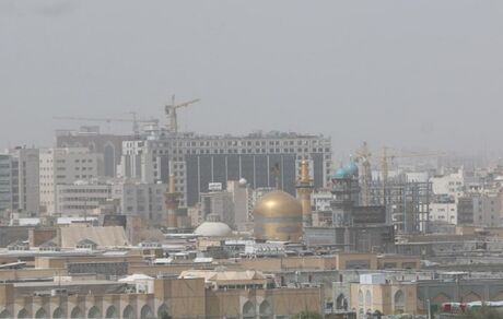 ادامه آلودگی هوا در مشهد