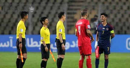 داور ژاپنی، داور بازی پرسپولیس و الریان قطر