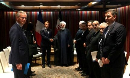 روحانی و مکرون دیدار کردند/ انتقاد روحانی از بیانیه مشترک تروئیکای اروپایی
