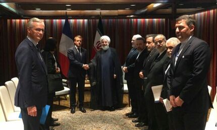 روحانی و مکرون دیدار کردند/ انتقاد روحانی از بیانیه مشترک تروئیکای اروپایی

