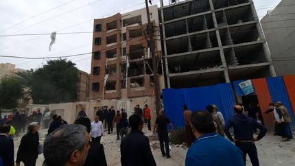 انفجار ساختمان مسکونی بر اثر گاز در اهواز / ویدئو