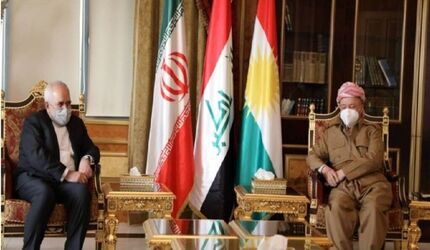 دیدار ظریف با مقامات اقلیم کردستان عراق