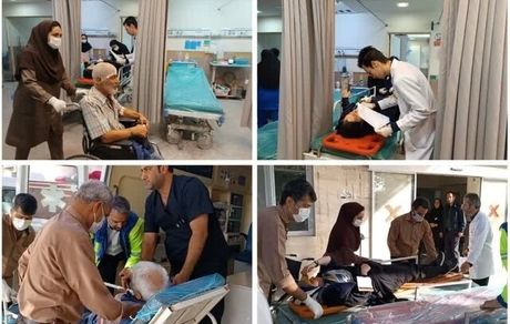 انحراف اتوبوس از جاده و مصدومیت چند نفر در جاده سبزوار