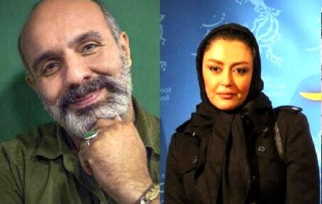 عکسِ شقایق فراهانی و پیام دهکری در راه پیاده‌روی اربعین