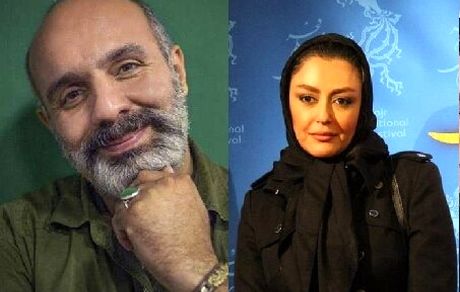 عکسِ شقایق فراهانی و پیام دهکری در راه پیاده‌روی اربعین