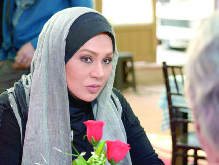 چهره جدید نسرین مقانلو پشت صحنه «خون شد»