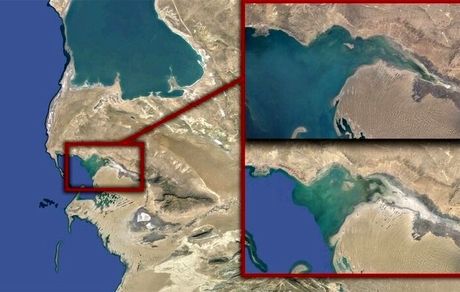 یک بندر در ترکمنستان خشک شد / دلیل: عقب‌نشینی دریای خزر