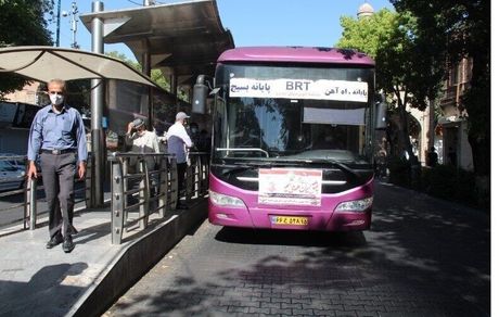 آغاز فعالیت دوباره اتوبوس BRT در تبریز